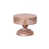 Prato de bolo redondo estilo europeu, ferro, perna alta, bolo, decoração de mesa de casamento, adereços, prateleira, prato de frutas, bandeja de sobremesa, atacado