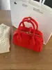 Bolsa de mão retrô em camurça para outono e inverno, bolsa estilo bowling niche coreana, bolsa Boston, bolsa de ombro versátil, bolsa pequena transversal para mulheres