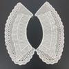 Algodón seda de leche cuello bordado cuello flor Calado par flor ropa de niño cuello falso accesorios ropa de niño DIY