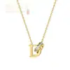 Moderna, de lujo ligero, exquisita cadena de titanio para mujer, versátil, única, simple cadena para la clavícula, moderna y elegante, no se decolora, venta al por mayor desde el fabricante