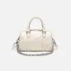 Bolso de Mano con Cadena de Diseño de Nicho Multiusos para Mujer Modelo Nuevo 2026 Bolso Boston Acolchado de Hombro Cruzado de Alta Gama