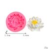 Lotus grande tamanho pequeno e médio molde de silicone Lotus chocolate fondant orvalho aromaterapia vela sabão decoração molde