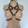 Novos acessórios ZIZ para mulheres: roupas de bondage de couro, acessórios de corrente, decoração de cinto, espartilho de lingerie, cinta de amarração