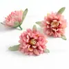 Cabeças de flores artificiais em tons de rosa 3-10cm, materiais DIY para presilhas de cabelo, acessórios de cabelo Hanfu, arranjos florais para casamentos e decoração de cena
