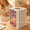 Torre Giratoria de Almacenamiento con Cuentas y Múltiples Cajones, Caja de Almacenamiento para Cuentas y Accesorios, Estante para Clasificar y Organizar