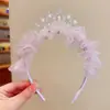 Coroa de Princesa Fada Super Infantil Tiara Antiderrapante Foto de Aniversário Menina Aro de Cabelo Acessórios de Cabelo para Bebê Faixa de Cabelo