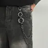Cadena de Pantalones Europeos y Americanos Transfronteriza Exagerada con Pinchos Cadena para Hombre de Moda Cadena Hip-Hop Rock de Gama Alta Colgante Accesorios para Jeans de Hombre