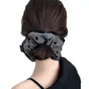 Diadema Retro de Cerdo con Lunares para Mujer a Principios de Otoño, Elegante Goma para el Cabello, Cuerda para el Cabello de Joyería de Bola Baja de Gama Alta