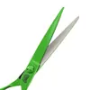 Tijeras de Peluquería Lacadas en Verde, Tijeras para Cortar el Cabello, Tijeras Planas, Tijeras para Flequillo, Tijeras Deslizantes, Tijeras de Astas, Tijeras de Espina de Pescado, Tijeras Deslizantes Sin Costuras