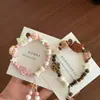 Pulseiras de Cerâmica Cartoon de Filhote Fofo e Gato, Pulseiras de Alto Valor para Casal e Melhor Amigo, Joias de Alto Valor de Nicho