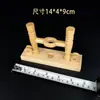 Nuevo abanico plegable de madera maciza color natural, soporte para abanicos plegables, soporte de exhibición tridimensional para abanicos, venta al por mayor de fábrica