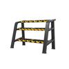 Estante de mancuernas de doble capa para diez pares, estante para barras de pesas, estante de almacenamiento para equipos especiales de gimnasio comercial, estante de almacenamiento para barras de pesas