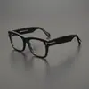 Temford Nuevo de Alta Calidad Ft1062 de Alta Calidad Montura Completa Cuadrada Mismo Estilo para Hombres y Mujeres Gafas para Miopía Montura Cuadrada de Moda