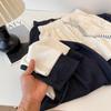 Pantalones Deportivos Sueltos de Cintura Alta Retro Coreanos para Mujer Otoño 2025 Nuevos Versátiles Casuales Largos Reductores de Edad Tendencia Estudiante