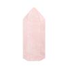 Columna de Cristal Hexagonal de Punta Única de 32*8mm Prisma Hexagonal de Ágata de 35*15mm Piedra Energética Cristal Rosa Cuarzo Rosa