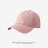 Gorra de Béisbol con Lazo para Mujer 2026 Nuevo Estilo Dulce y Linda Rosa Claro Versátil Adelgazante para la Cara con Visera Dura Protección Solar