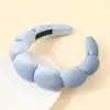 Diadema de Terciopelo Coreano Nube Transfronteriza Europea y Americana para Mujer Diadema Alta de Calavera Retorcida Set de Pulseras para Lavar la Cara Accesorios para el Cabello Nuevo Estilo