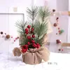 Árbol de Navidad Mini Más Vendido de Amazon, Diseño Creativo de Escena Navideña, Decoraciones y Adornos de Árbol de Navidad de Escritorio