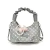 Bolso de Mano Exquisito de Lunares Estilo Nube para Mujer 2026 Nuevo Estilo Coreano Bolso Dumpling Versátil Moderno Dulce Bolso de Hombro Único Cruzado