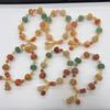 Pulsera de Calabaza de Jade Dorado de Xinjiang Jade Natural Jade de Colores Pulsera de Calabaza de Tres Colores Multi-Tesoro Pareja Hombres y Mujeres Calabaza