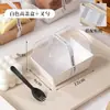 Caja de Empaque para Rollo de Colcha, Caja para Postre de Mousse en Rodaja de Pastel, Caja de Empaque para Pastel en Rodajas de Rollo Suizo con Ajuste de Altura