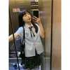 Uniforme Escolar Estilo Tailandés Nuevo Primavera/Verano 2024 Camisa de Manga Corta Juvenil para Universidad Top Holgado Fresco