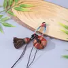 Llavero de Calabaza de Hilo de Algodón Enrollado a Mano Colgante de Mano de Buda Cuerda Accesorio Colgante DIY Opciones Multicolor Decoración Colgante