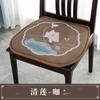 Almofada de assento para cadeira de jantar em formato de leque, novo sucesso de vendas em lojas físicas, almofada de assento de pelúcia para cadeira de outono e inverno, apoio para assento de banquinho de madeira maciça chinesa, atacado