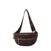 Bolso de Pecho Impreso Transfronterizo de Moda Nuevo Elegante Simple Cruzado para Mujer Versátil Moda de Verano de un Solo Hombro Bolso de Cintura de Celebridad de Internet