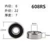 Rodamientos de bolas de ranura profunda en miniatura 604 605 606 607 608 609 ZZ RS motores de juguetes