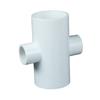 PVC Reductor de Cuatro Vías Diámetro Reductor de Cuatro Vías Plástico Tubería de Suministro de Agua Accesorios de Tubería Junta Reductora Relleno de Terreno Agrícola Acuicultura
