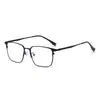 Óculos Jamie 8041 Novos Estilosos Versáteis com Armação de Metal Bloqueadores de Luz Azul, Óculos Decorativos Artísticos da Moda para Homens, Podem Ser Equipados com Lentes de Grau