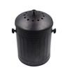 Cubo de basura de cocina cubo de compostaje de residuos vegetales cubo de compostaje de residuos de cocina de hierro negro retro