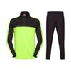 Stand Collar sportswear cor costura contraste cor manga comprida adulto crianças sportswear corrida treino treino roupas terno homens