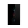 Tuya Tuya Smart Wifi+Rf433 Voz Toque Padrão EUA Padrão Australiano Single Zero Fire Neutral Smart Switch