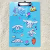 Carpeta de estudiante con dibujos animados Pappa, resistente al agua, con clip para tablero, papel de prueba A4 para estudiantes, bloc de escritura, Kulo, con dibujos animados, con clip para tablero