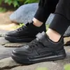 Zapatillas Deportivas Infantiles Transfronterizas 2026 Nuevas Primavera y Otoño Zapatos Blancos para Actuación Escolar de Niños Zapatos Casuales Versátiles para Niños