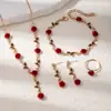 Agulha de Prata Mori Super Fada Cavaleiro Negro Rosa Brincos Pulseira Colar Feminino Retrô Luxo Leve High-end Elegante conjunto Mulheres