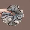 Goma para el pelo de chifón con lunares suaves estilo coreano para mujer, diseño de nicho de alta gama, elegante accesorio para el cabello