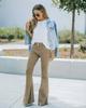 Calça jeans feminina europeia e americana 2023, outono e inverno, nova, solta, cintura alta, reta, retrô