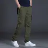 Pantalones cargo populares de fabricante independiente de grosor medio para primavera y otoño para hombre, pantalones casuales, pantalones holgados de pierna recta talla grande