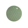 Tapete Redondo de Silicone Isolante Térmico 16cm, Tapete Anti-Queimadura para Mesa de Jantar, Tapete de Silicone para Tigela, Porta-copos Anti-Queimadura e Resistente a Altas Temperaturas, Tapete de Silicone para Xícara de Chá