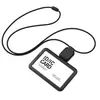Porta-Crachá de Funcionário de Alta Qualidade com Cordão, Cordão Retrátil de Silicone, Crachá de Nome, Crachá de Trabalho de Escritório, Porta-Crachá de Identidade