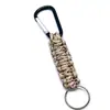 Llavero Multifuncional para Exteriores Accesorios de Supervivencia Montañismo Camping Emergencia Tejido de Cuerda de Paraguas Supervivencia Emergencia Llavero