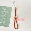 Nuevo Lanyard para Teléfono Móvil de Flor de Dibujos Animados Anti-Pérdida Creativo para Muñeca Cuerda de Nylon Llave Colgante Hebilla Cadena Corta para Mano
