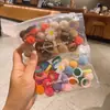 Elástico de Cabelo Infantil Bola de Pelúcia Faixa de Cabelo Elástico Fofo Cabelo de Menininha Não Machuca o Cabelo Novo Estilo 2025