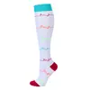 Calcetines de compresión deportivos unisex para pantorrillas, más de 200 estilos de calcetines de compresión largos para saltar la cuerda y correr, directo de fábrica