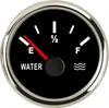 Medidor de Nível de Água Shandong Qingshui para Veículos de Engenharia e RVs, Medidor de Volume de Tanque de Água 52mm, Display de Quantidade Restante de Nível de Líquido
