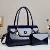 Conjunto de Dos Piezas de Bolsos Madre e Hija, Bolsos de Mano Casuales y de Moda, Bolsos de Hombro con Estampado de Piedra, Bolsos Cruzados Elegantes y Versátiles, Bolsos Transfronterizos