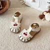 Zapatos de Verano para Niños con Suelas Suaves, Lindos y Versátiles, Sandalias Nuevas para Niñas, Zapatos de Playa Transpirables para Niños, Zapatos Pequeños Calados para Niños con Puntera Cerrada